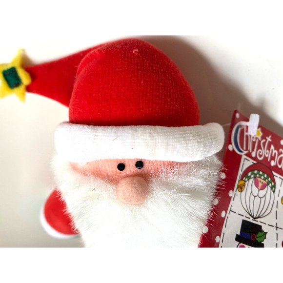 Santa Plush International Silver Co 1994 Stuffed Animal Christmas Holiday - Picture 2 of 5
